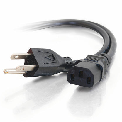 C2G 15ft Power Cord - 18 AWG - NEMA 5-15P to IEC320C13 - Computer Power