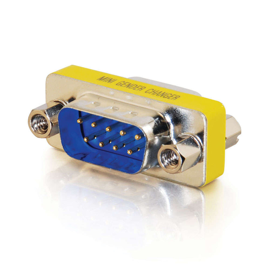 C2G DB9 M/M Mini Gender Changer (Coupler)