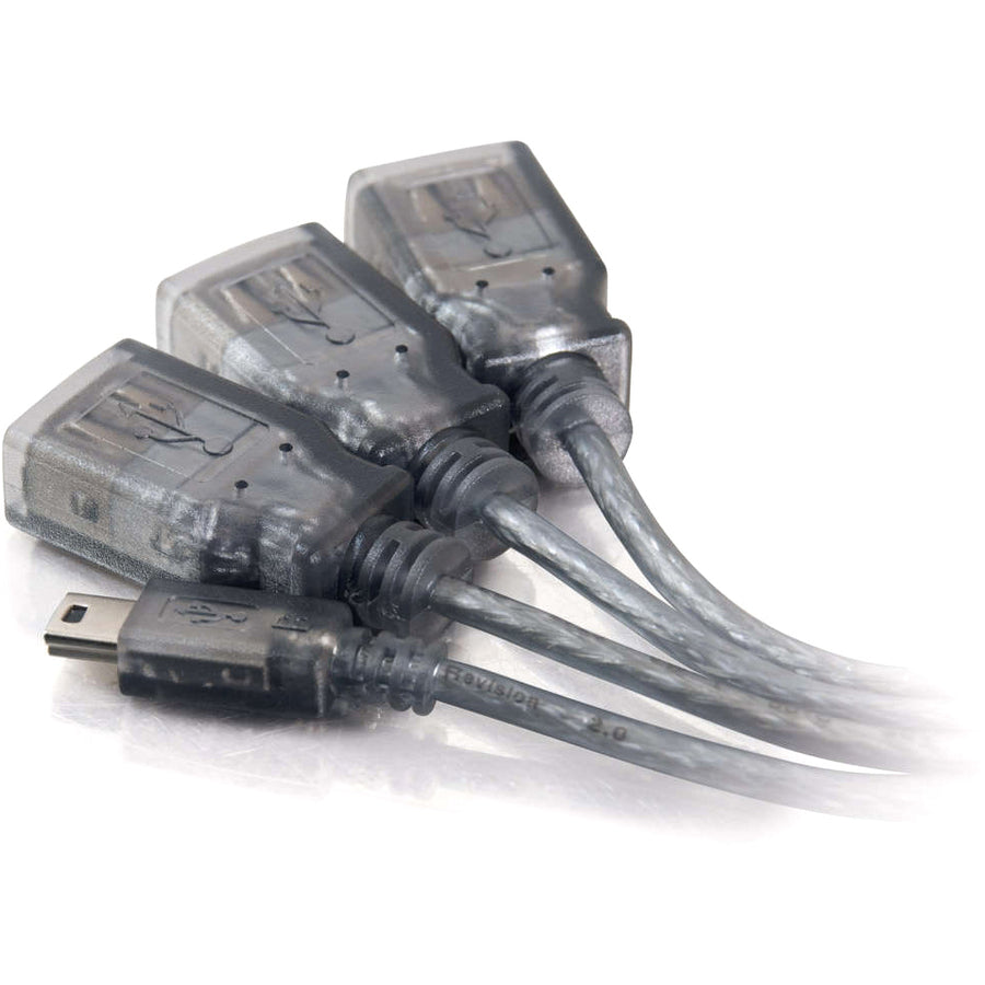 C2G 11in 4-Port USB 2.0 Hub Cable