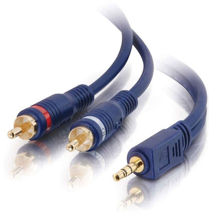 C2G 3ft Velocity One 3.5mm Stereo Male to Two RCA Stereo Male Y-Cable