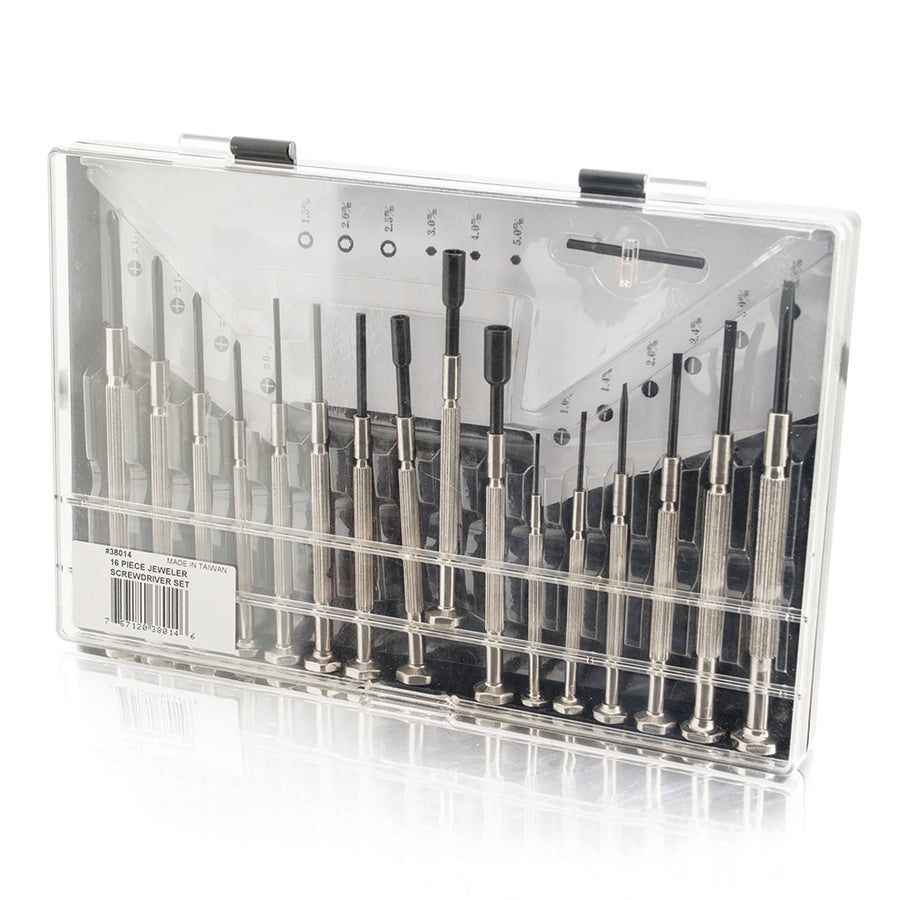 C2G 16pc Jeweler Screwdriver Set