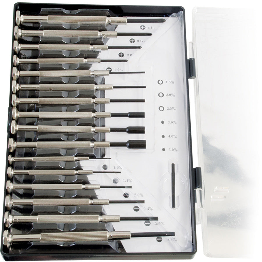 C2G 16pc Jeweler Screwdriver Set