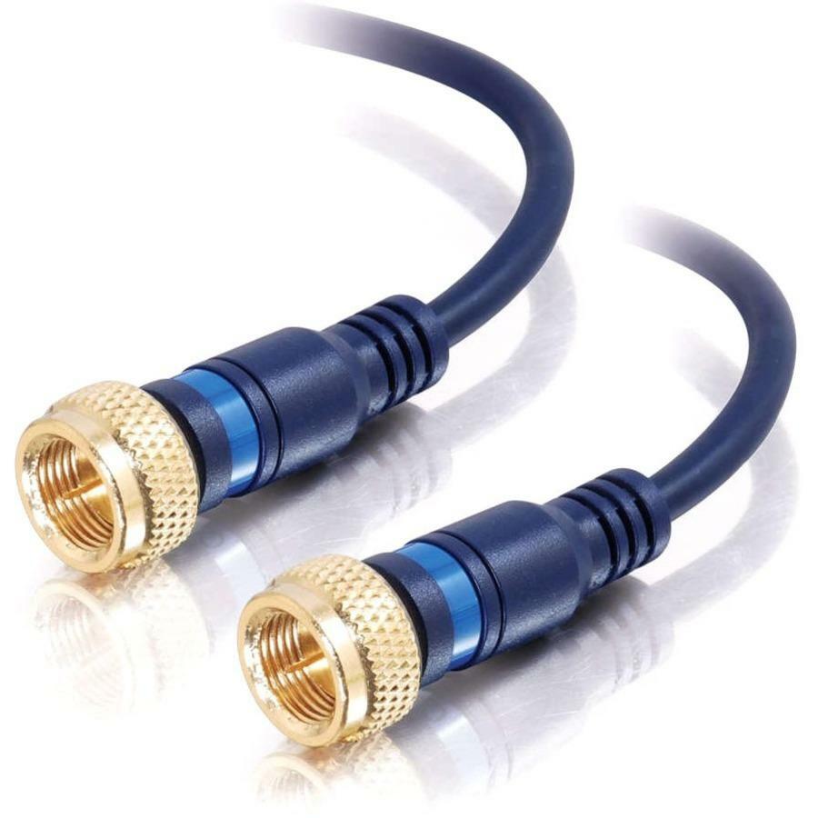 C2G 50ft Velocity Mini-Coax F-Type Cable