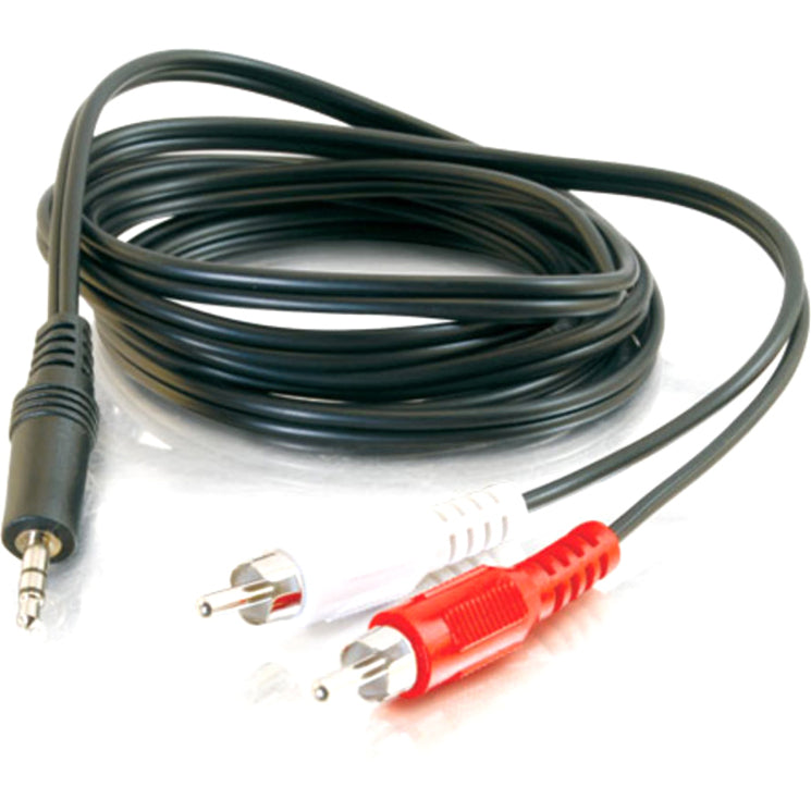 C2G 6ft Value Series One 3.5mm Stereo Male to Two RCA Stereo Male Y-Cable