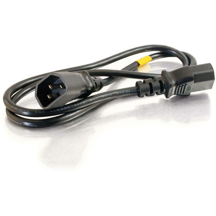 C2G 8ft 16 AWG 250 Volt Computer Power Extension Cord (IEC320C14 to IEC320C13)