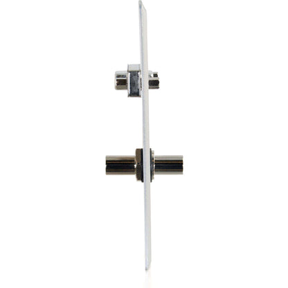 C2G VGA and 3.5mm Audio Pass Through Single Gang Wall Plate - Brushed Aluminum