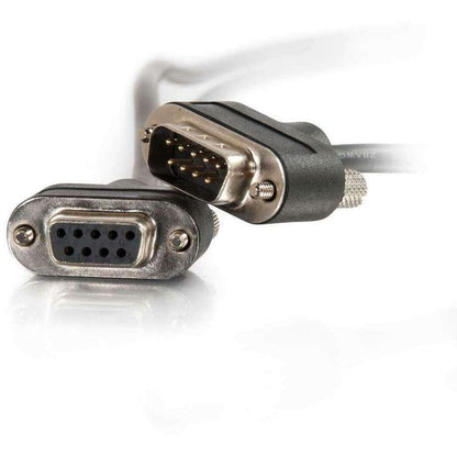 C2G 10ft CMG-Rated DB9 Low Profile Null Modem M-F