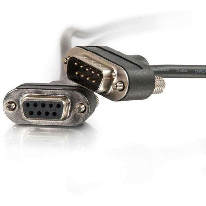 C2G 12ft CMG-Rated DB9 Low Profile Cable M-F