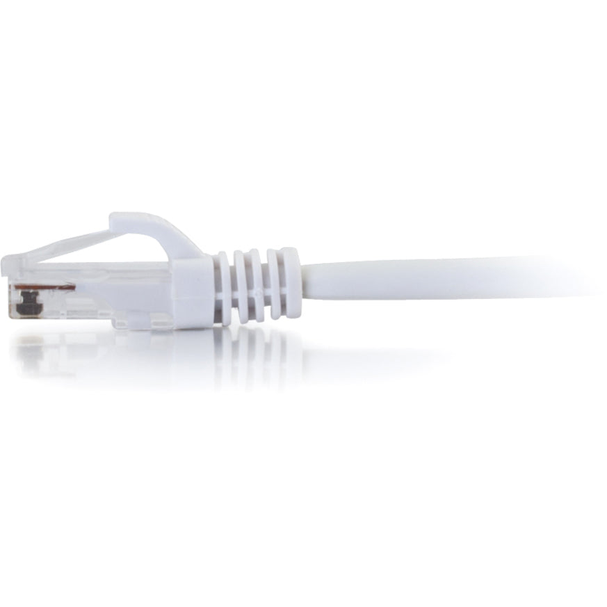 C2G-30ft Cat6 Snagless Unshielded (UTP) Network Patch Cable - White