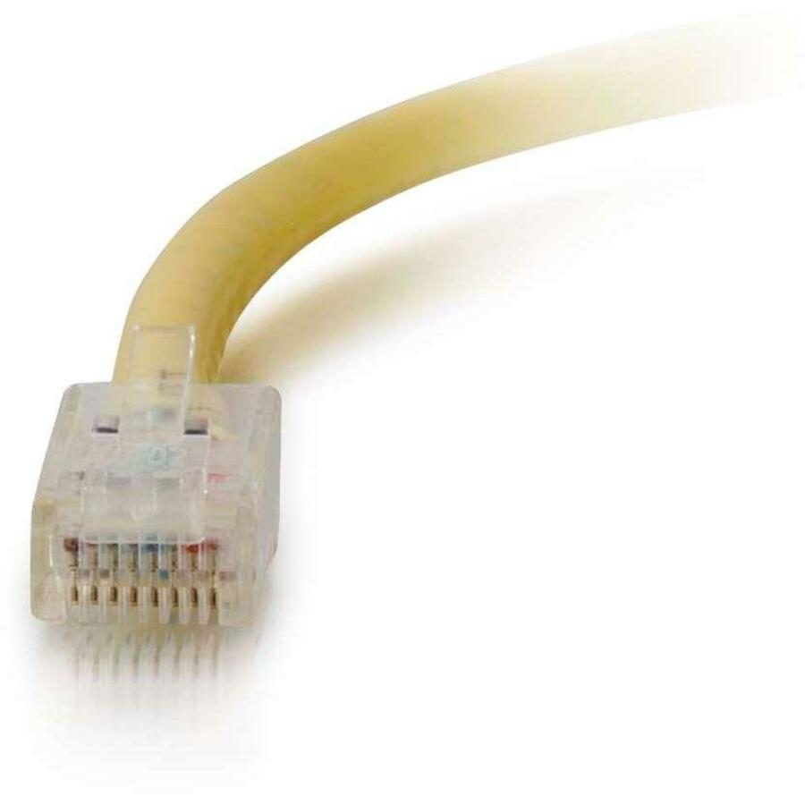 C2G-10ft Cat5e Non-Booted Unshielded (UTP) Network Patch Cable - Yellow