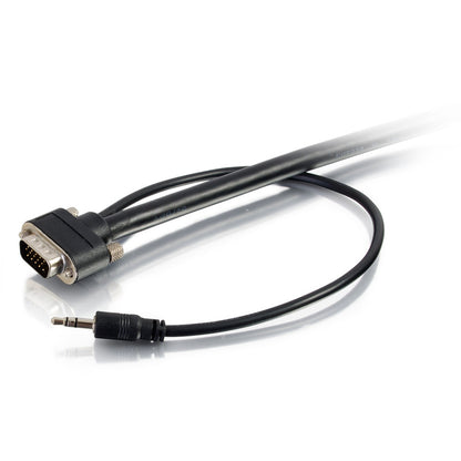 C2G 15ft Select VGA + 3.5mm Stereo Audio A/V Cable M/M - In-Wall CMG-Rated