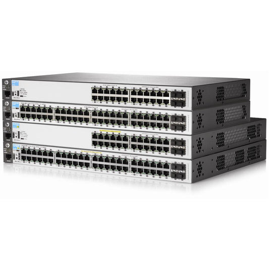 Aruba 2530-24-PoE+ Fast Ethernet Switch - 24 10/100 Network Ports, 2 Gigabit RJ45/SFP uplinks - Fully Managed - Layer 2