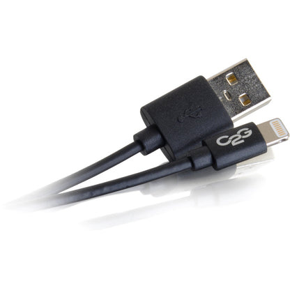 C2G 1m USB A to Lightning Cable - Charging Cable - iPhone Cable - 3ft Black