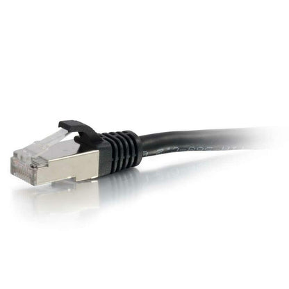 C2G-9ft Cat6 Snagless Shielded (STP) Network Patch Cable - Black
