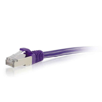 C2G-20ft Cat6 Snagless Shielded (STP) Network Patch Cable - Purple