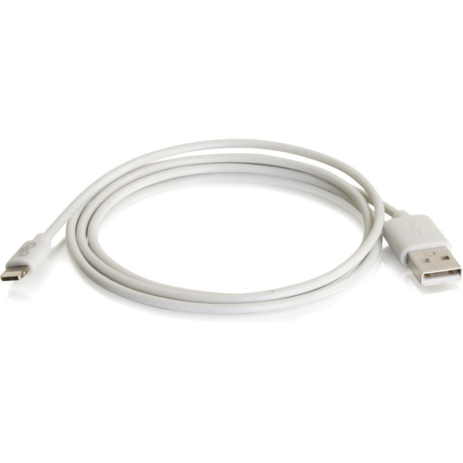 C2G 1m Lightning Cable - USB A to Lightning Cable - Charging Cable