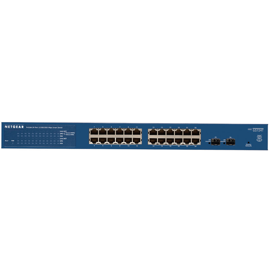 NETGEAR 24-Port Gigabit Smart Switch, GS724Tv4