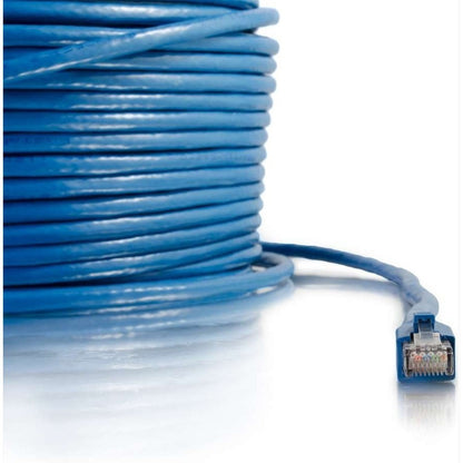 C2G 75ft Cat6 Ethernet Cable - Snagless Solid Shielded - Blue