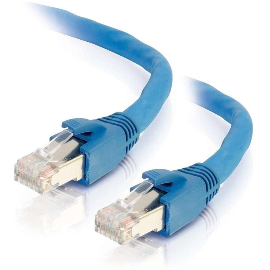 C2G 75ft Cat6 Ethernet Cable - Snagless Solid Shielded - Blue