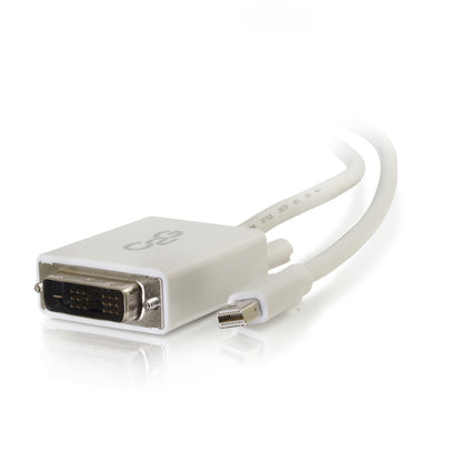 C2G 6ft Mini DisplayPort to DVI Cable - Single Link DVI-D Adapter - White