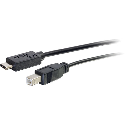 C2G 3ft USB C to USB B Cable - USB C 2.0 to USB B - M/M