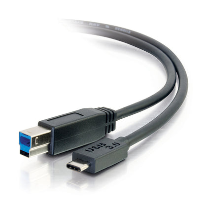 C2G 6ft USB C to USB B Cable - USB 3.2 - 5Gbps - M/M