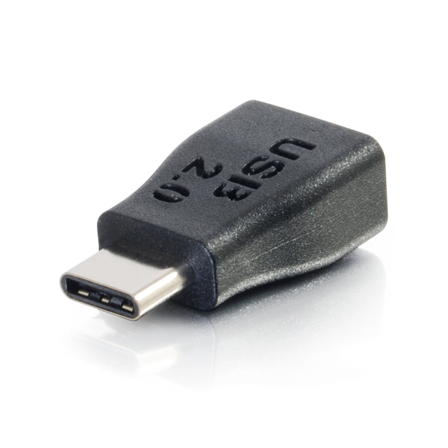 C2G USB 2.0 USB Type C to USB Micro B Adapter M/F - USB C to Phone Black