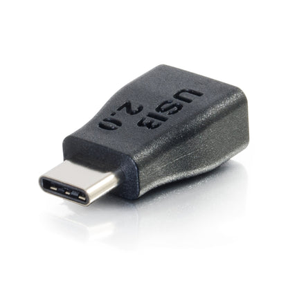 C2G USB 2.0 USB Type C to USB Micro B Adapter M/F - USB C to Phone Black