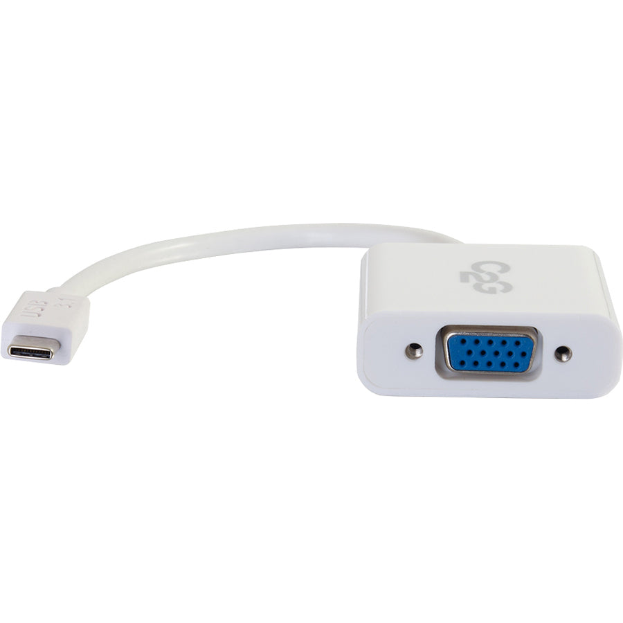 C2G USB C to VGA Adapter - USB C 3.1
