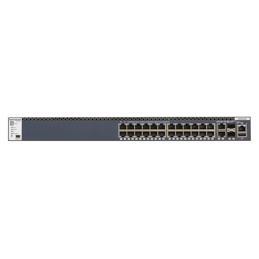 Netgear M4300 24x1G Stackable Managed Switch with 2x10GBASE-T and 2xSFP+
