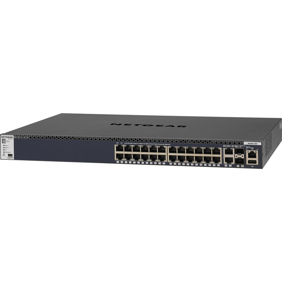 Netgear M4300 24x1G Stackable Managed Switch with 2x10GBASE-T and 2xSFP+