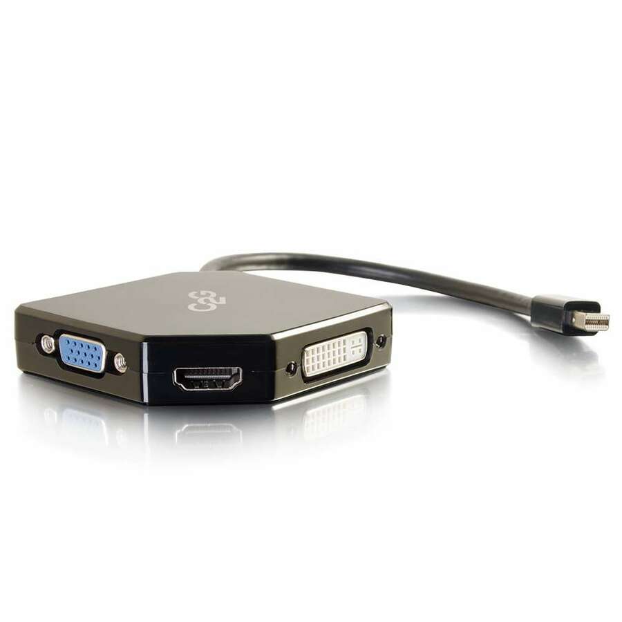 C2G Mini DisplayPor to HDMI, VGA or DVI Adapter - M/F