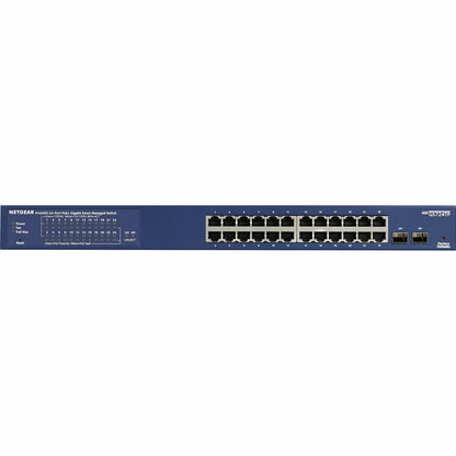 Netgear 24-Port Gigabit PoE+ Smart Managed Pro Switch with 2 SFP Ports (GS724TPv2)