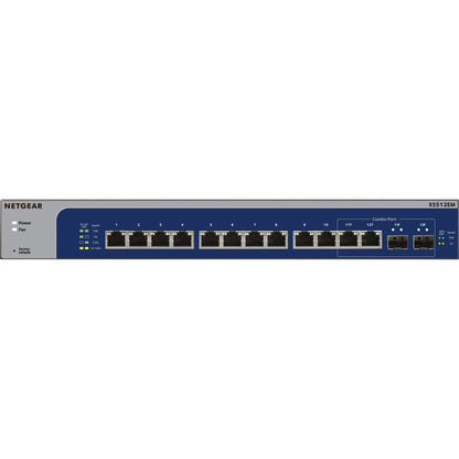 Netgear 12-Port 10-Gigabit/Multi-Gigabit Ethernet Smart Managed Plus Switch (XS512EM)