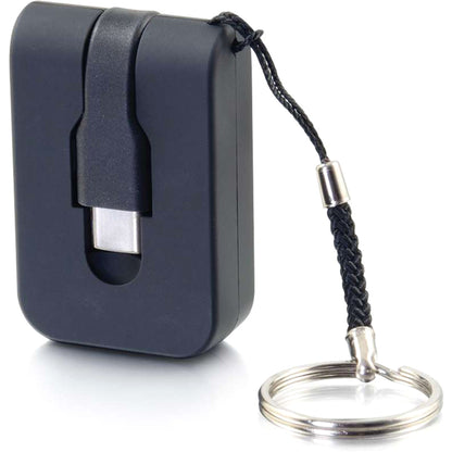 C2G USB C to DisplayPort Adapter - Travel Adapter with Keychain
