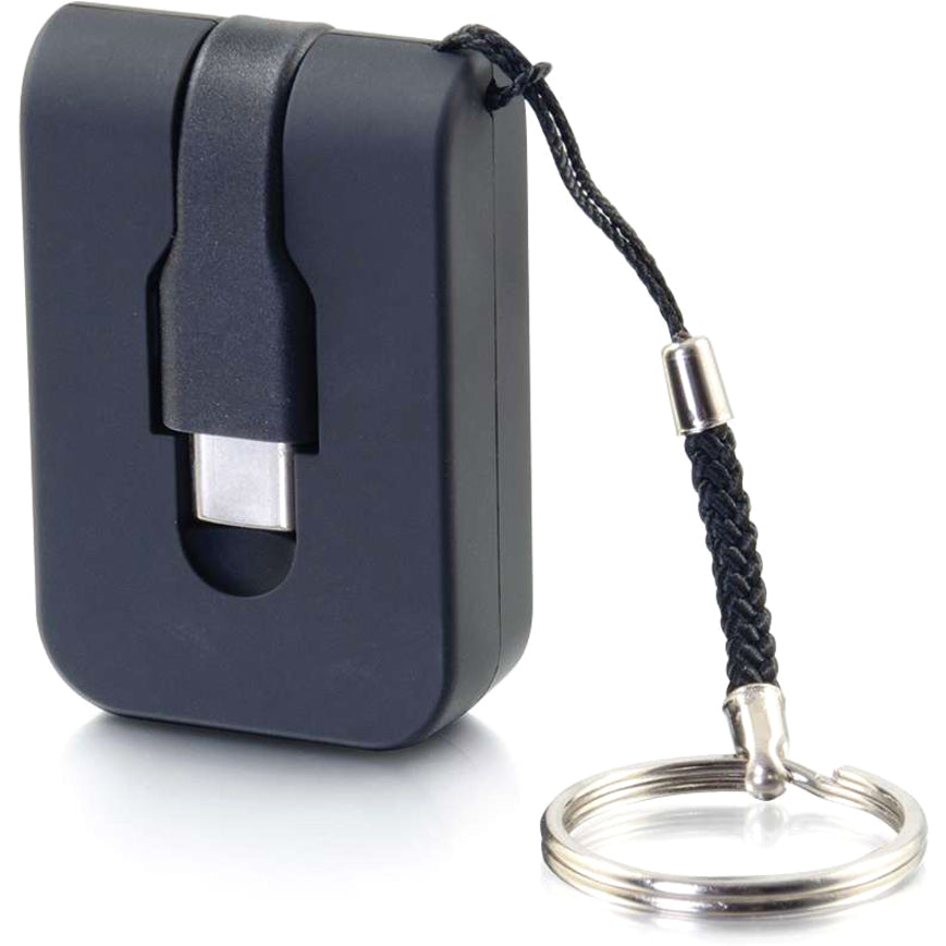 C2G USB C to VGA Adapter - Travel Adapter with Keychain