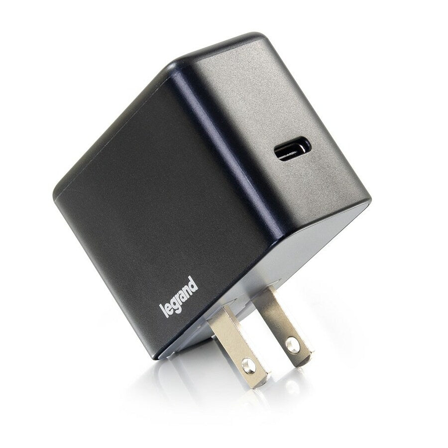 C2G USB C Wall Charger with Power Delivery - 1 Port - 18W Power