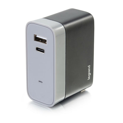 C2G USB C Wall Charger - USB C and USB A Wall Charger