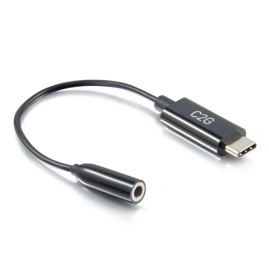 C2G USB C to AUX 3.5mm Audio Adapter Converter - USB Type-C