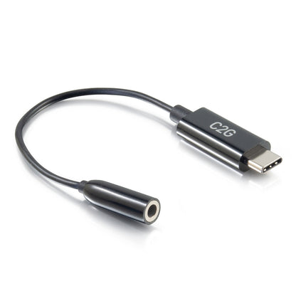 C2G USB C to AUX 3.5mm Audio Adapter Converter - USB Type-C