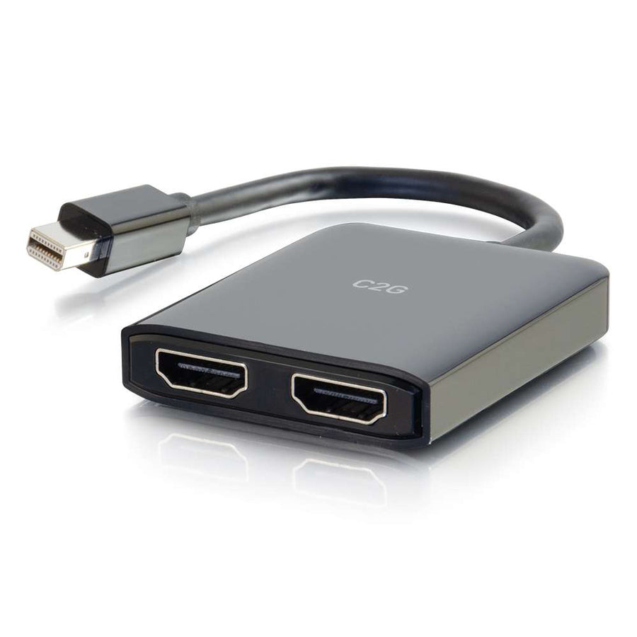 C2G 4K Mini DisplayPort to HDMI Monitor Splitter - Dual Monitor Hub