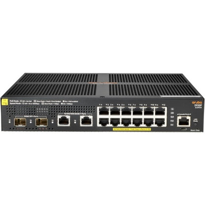 Aruba 2930F 12G PoE+ 2G/2SFP+ Switch