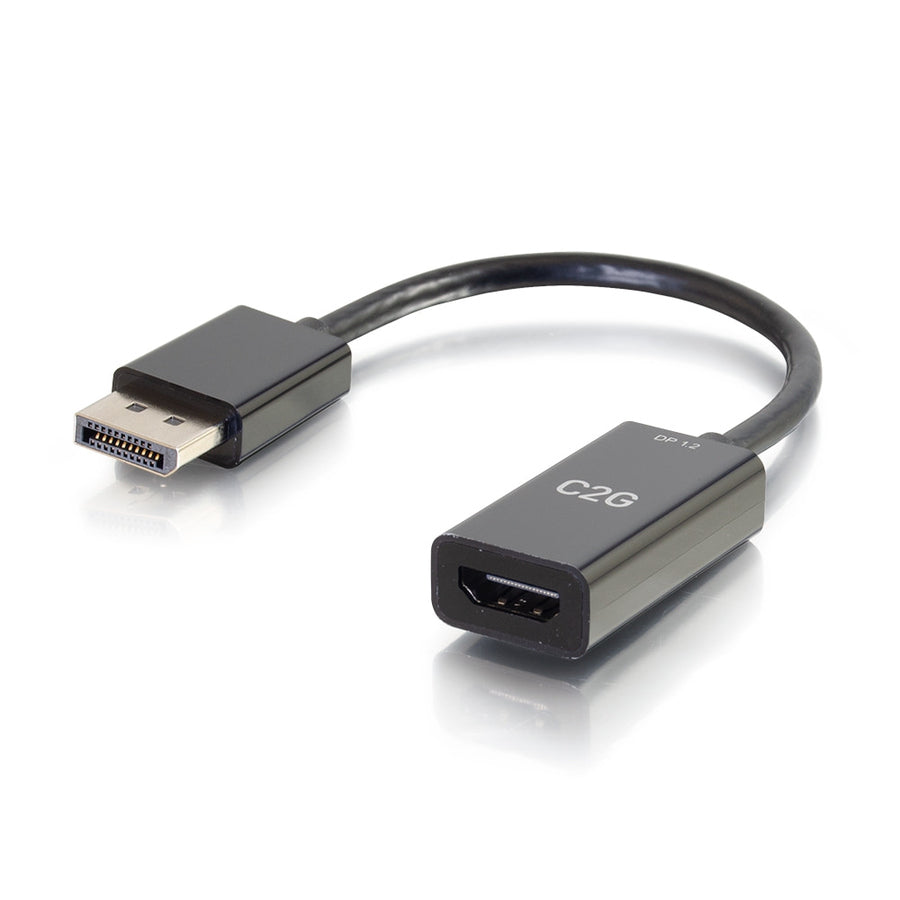 C2G 8in 4K DisplayPort to HDMI Adapter Converter - M/F