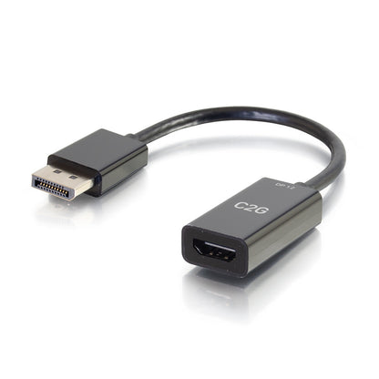 C2G 8in 4K DisplayPort to HDMI Adapter Converter - M/F