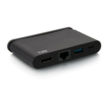 C2G USB C Dock with HDMI, USB, Ethernet, USB C & Power Delivery up to 100W