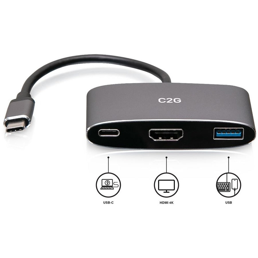 C2G USB C Docking Station - USB C to HDMI, USB 3.0 & USB C