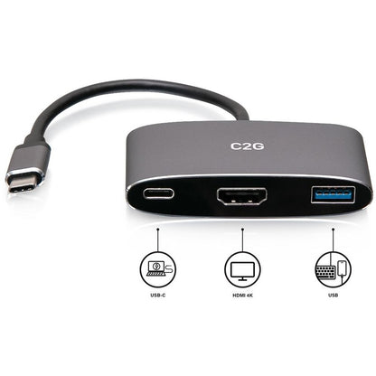 C2G USB C Docking Station - USB C to HDMI, USB 3.0 & USB C