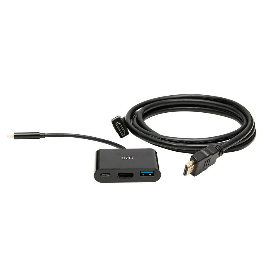 C2G USB C Mini Docking Station Kit for Chromebook - 6ft HDMI Cable Included