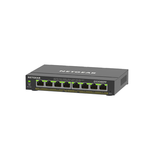 Netgear 8-Port Gigabit Ethernet PoE+ Smart Managed Plus Switch