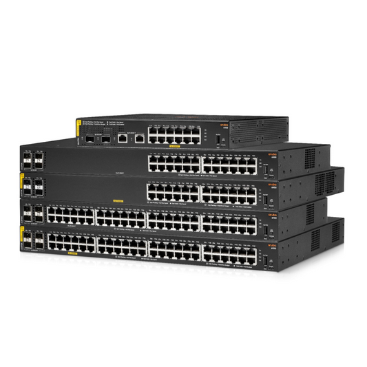 Aruba 6100 24G Class4 PoE 4SFP+ 370W Switch